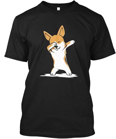 Corgi Tshirt Corgi Dabbing Corgi Tshirt For Men Women Black Panther Clothing Corgi Funny Dance