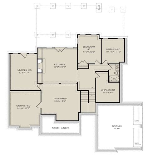 Craftsman Plan 2760 Square Feet 4 Bedrooms 35 Bathrooms 957 00088