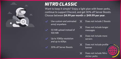 Discord Nitro Vs Discord Nitro Classic Comprendre Les Différences ️