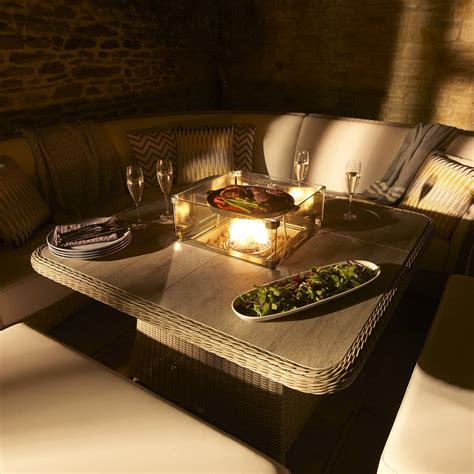 From full dining room sets to individual high chairs or even bar furniture, you can trust you'll get the perfect look. Bramblecrest Monte Carlo Modular Sofa with Square Firepit ...