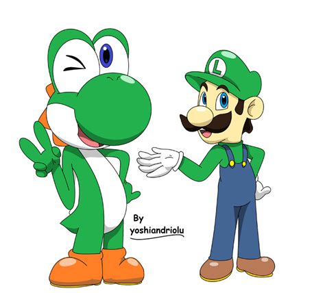 Request Luigi And Yoshi 3 By Yoshiandriolu On Deviantart