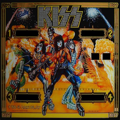 Kiss Bally 1979 Jpr Pinball Nirvana