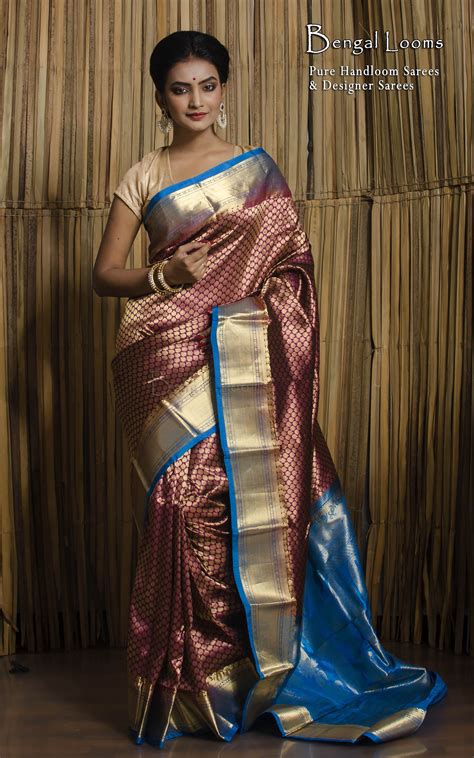 Kanjivaram Banarasi Silk Saree Blouse Indian Traditional Sari Wedding Ethnic Is Other Womens