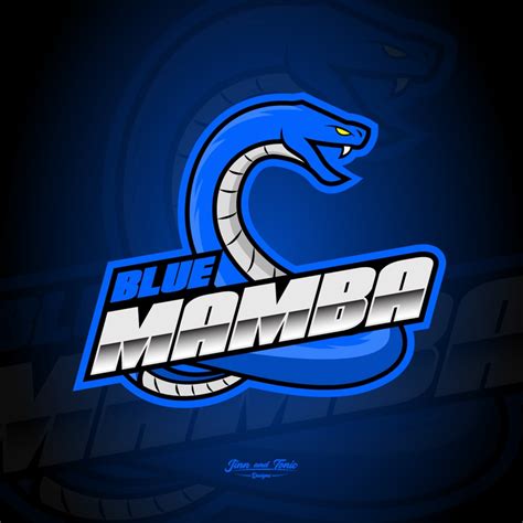 Blue Mamba Logo By Jinn And Tonic On Dribbble