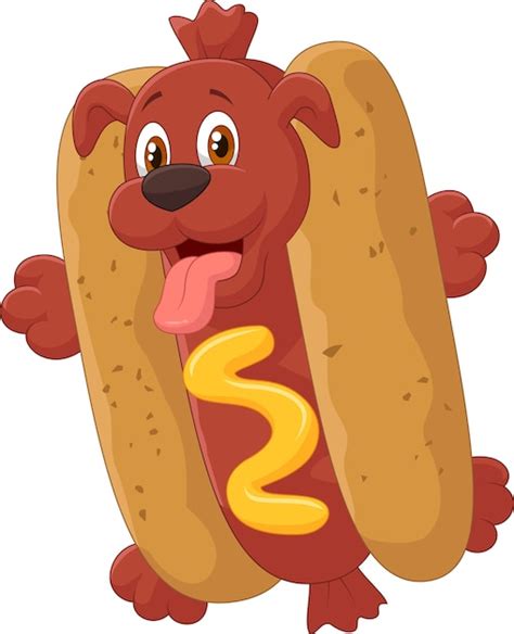 Premium Vector Hot Dog Cartoon Character