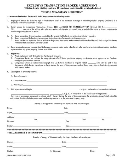 Broker Agreement Template Fill Out And Sign Online Dochub