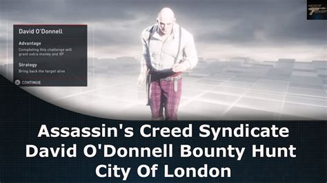 Assassin S Creed Syndicate David O Donnell Bounty Hunt City Of London