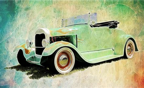 Colorful Model A Roadster Photograph By Steve Mckinzie Pixels