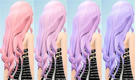 Ohmyglobsims Pastel Hair Recolors David Sims Long Wavy Hairstyle