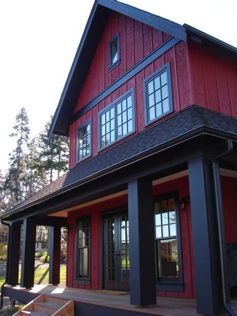 Puget Sound Cottage Sears Architects Red House Exterior Cottage