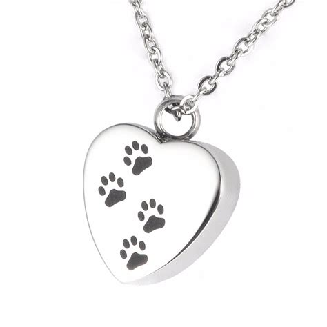 Cremation jewelry for pets is carefully designed to hold the ashes of your pet. Lily Cremation Jewelry Puppy Pet Dog Paw Print Heart ...