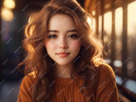 Premium Ai Image Beautiful Asian Girl Portrait