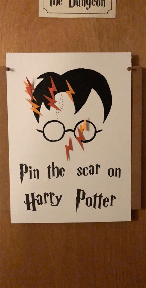 Harry Potter Pin The Scar Printable Printable Word Searches