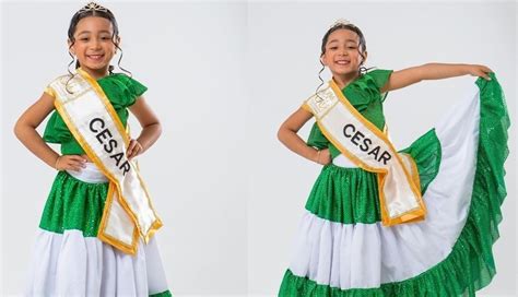 Saybeth Sofía Alfaro Emblema Del Cesar En Niña Colombia Internacional