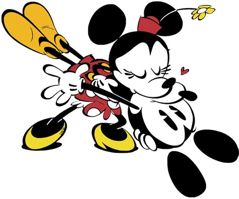 Minnie Mouse Kissing