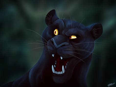 Face Black Panther Animal Drawing Belajar Ipa Bersama