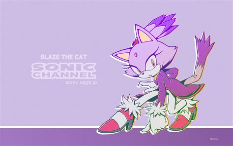 New Sonic Channel Artwork Of Blaze The Cat For November 2020 R