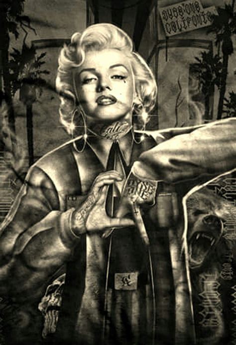 ♥ Chicano Art Marilyn Monroe Art Chicano