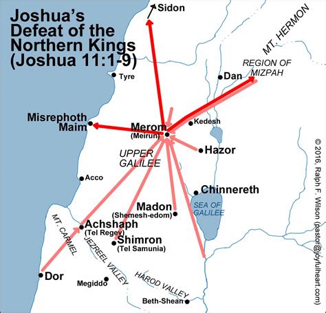 Maps For The Book Of Joshua Jesuswalk Bible Study Series