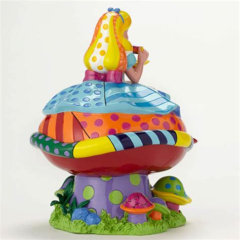Disney Britto Alice In Wonderland 65th Anniversary Figurine 4049693