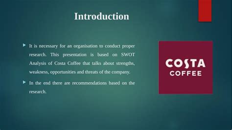 Costa Coffee Swot Docx Costa Coffee Swot Analysis Strengths My Xxx