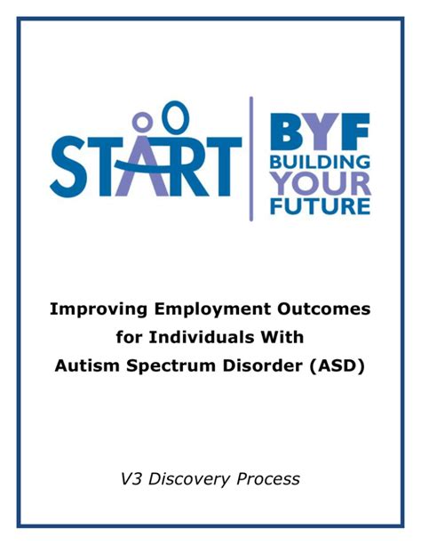 Improving Employment Outcomes For Individuals With Autism Spectrum