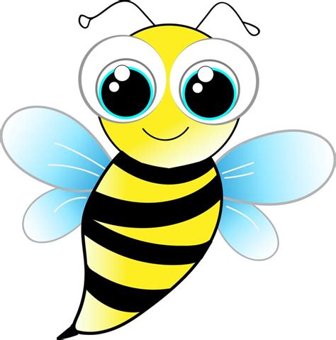 Friendly Bee Bee Clipart Cute Bee Clip Art