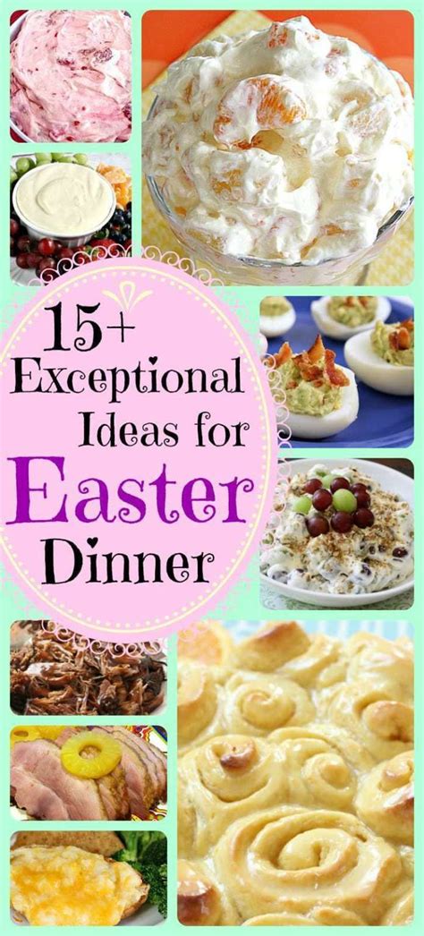 Easter Dinner Recipes Butter With A Side Of Bread Easy Easter