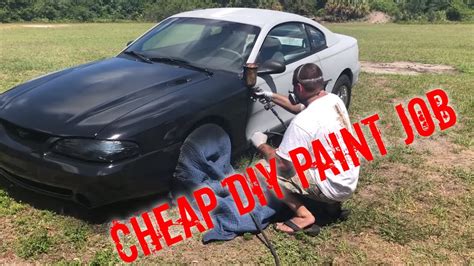 How To Do A 25 Cheap Diy Paint Job At Home On Your Car Rustoleum