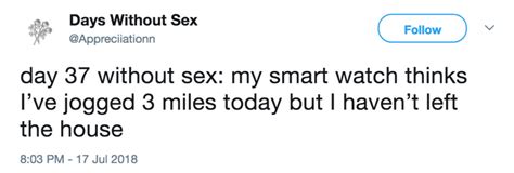 20 days without sex tweets that accurately capture the hell of not getting laid