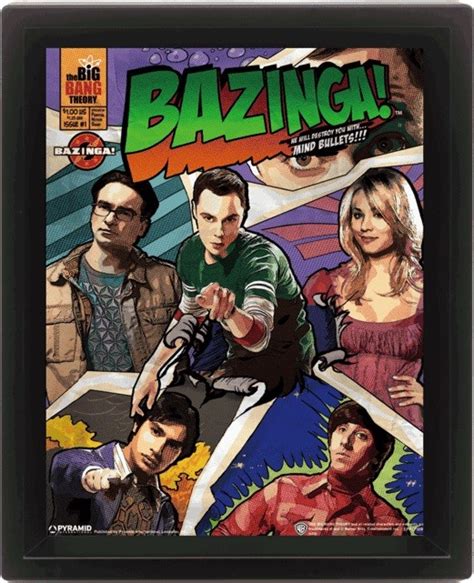3dposters The Big Bang Theory Comic Bazinga Bei Europosters