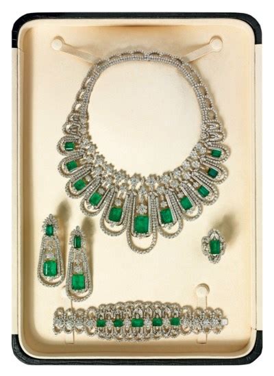 An Emerald And Diamond Parure By Elie Chatila Christies