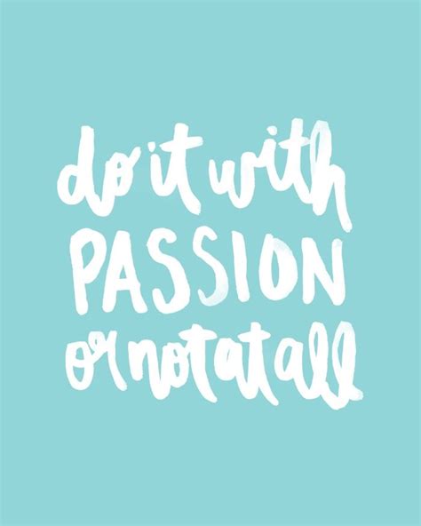 Do It With Passion Or Not At All Watercolor Handlettering