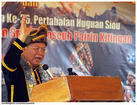 Baş bakanı olan malezyalı bir politikacıdır. YB Tan Sri Joseph Pairin Kitingan | 15th annual visit to ...