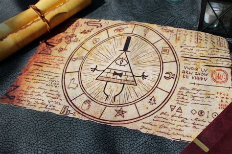 Anyway we're heading to gravity falls a small town in roadkill county, oregon what could possibly go wrong? Gravity Falls Inspired - Magical Bill Cipher Scroll ...