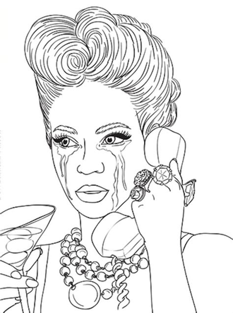 Beyonce Coloring Pages To Print Coloring Pages Ideas
