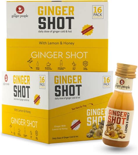 Ginger Shot Premium Ginger Beverage Non Alcoholic Natural Ginger Honey Lemon Juice 30ml 2