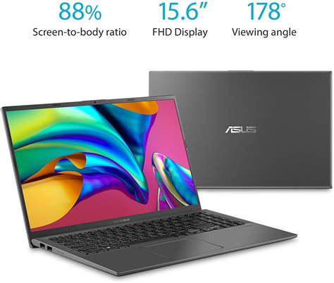 Asus Vivobook 15 Thin And Light Laptop 156” Fhd Intel I3 1005g1 Cpu