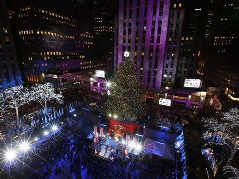Rockefeller Christmas Tree Lighting Amid Eric Garner Chokehold Protests