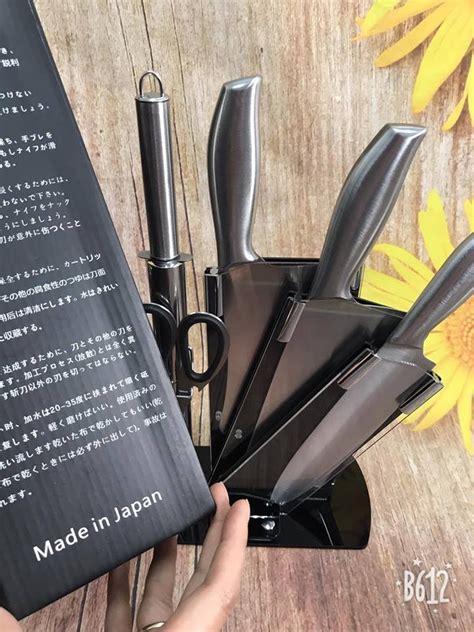 See more of bộ dao 6 món nhật bản on facebook. Bộ dao nhật 6 món inox nguyên khối cao cấp - ONEMART.VN