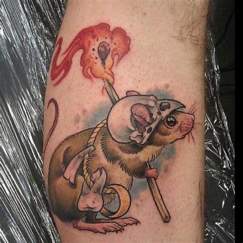 Tattoo Of The Day Artistpawel Jankawozki Mouse Tattoos Animal