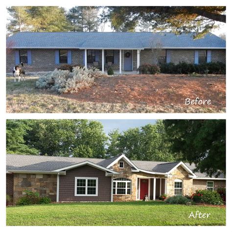 70s Ranch Style House Exterior Makeover Hello Plz Follow Me If You