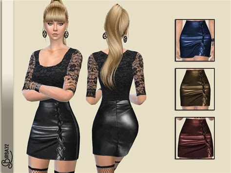 Sims 4 Leather Outfit