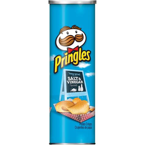 Pringles Salt And Vinegar Chips 55 Oz Pack Of 14