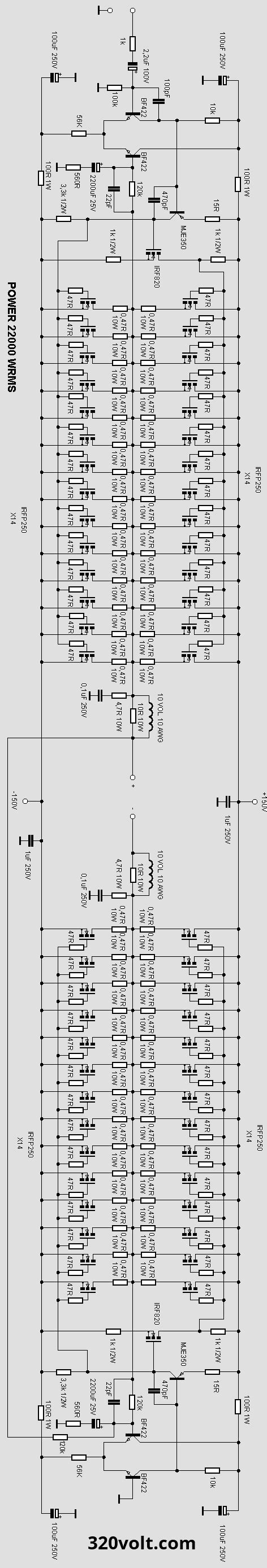 500w Audio Amplifier Circuit Diagram Pcb