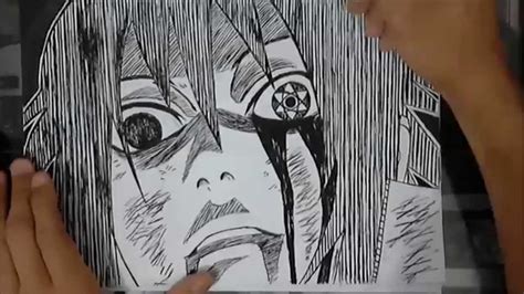 How To Draw Sasuke Uchiha Amaterasu Audio Original Youtube