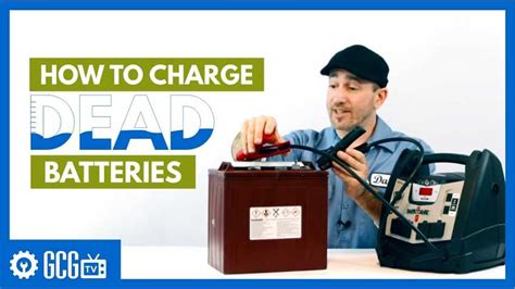 How To Charge Completely Dead Golf Cart Batteries