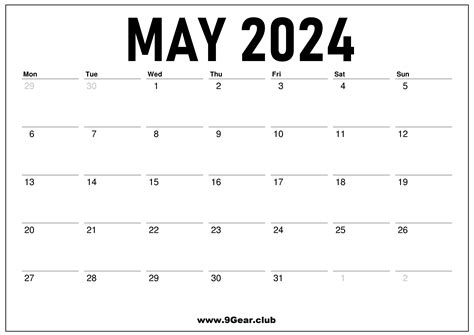 May 2024 Uk Printable Calendar Printable Calendars Free