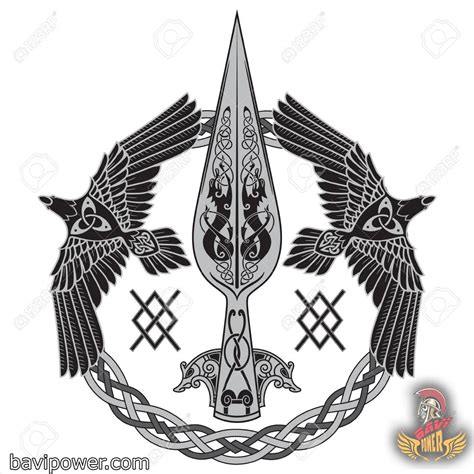 Odin Symbols Viking Rune Tattoo Viking Tattoos Norse Tattoo