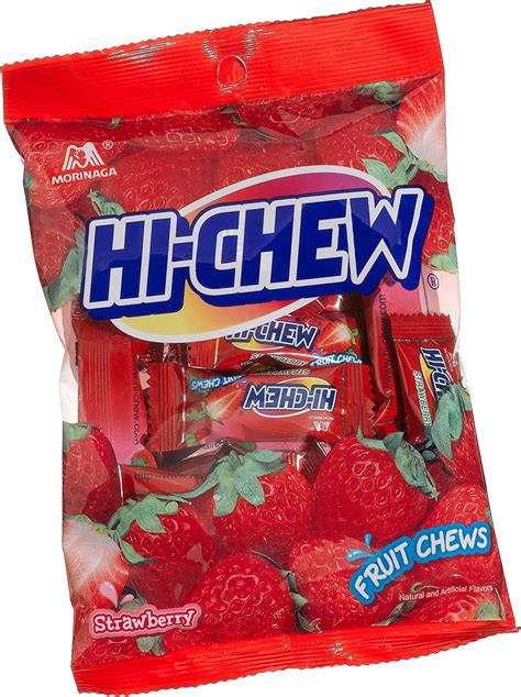 Morinaga Hi Chew Strawberry Fruit Chews 353 Ounce Bags Pack Of 10 Amazonca Grocery